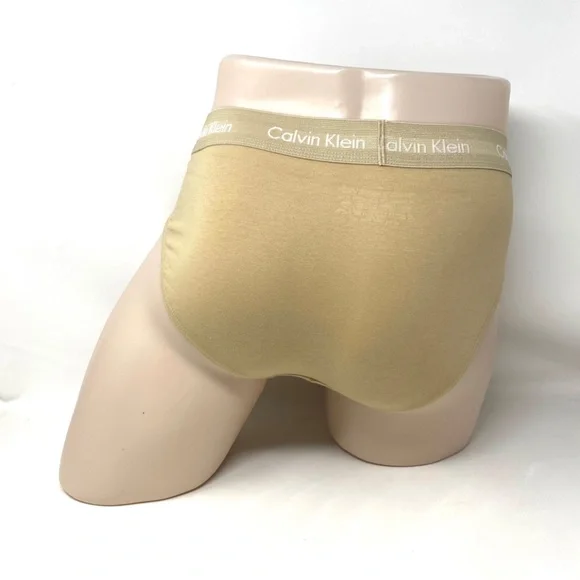 Calvin Klein Men Underwear 3Pack Hip Brief Rose Natural Cotton Stretch NB2613946 - Picture 5 of 7